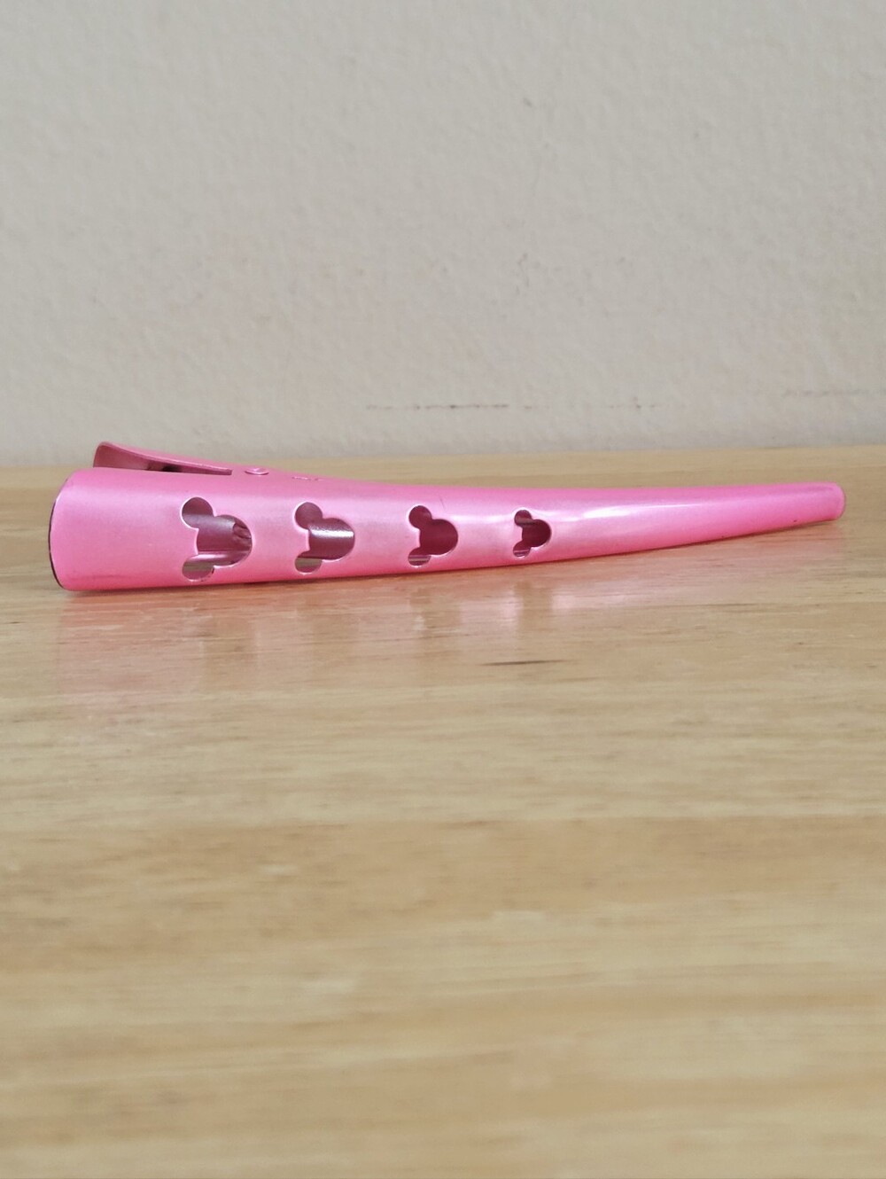 *4 for $20* Pink Mickey Mouse Shaped Cut-Cut Metal Duckbill Hair Clip